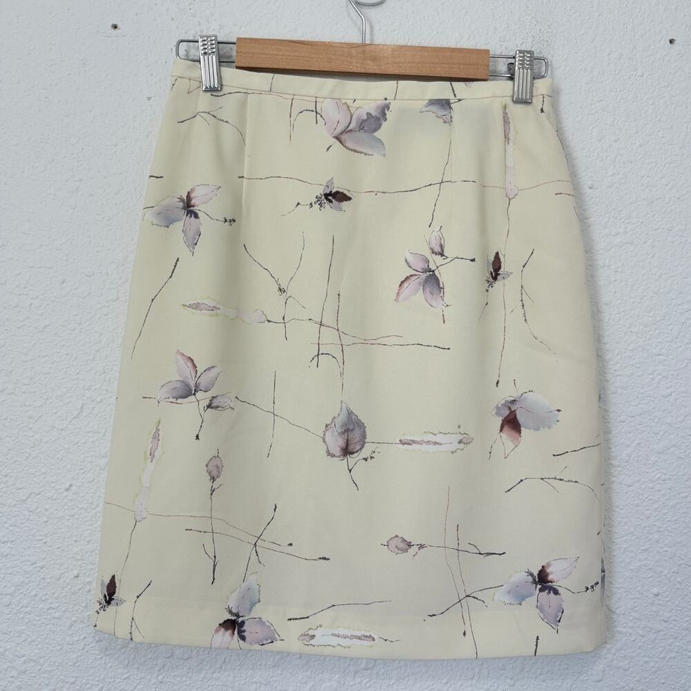 vintage 90s floral skirt mini glam preppy fairy feminine dainty boho